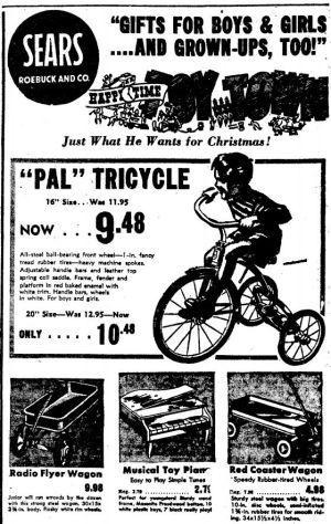 Wisconsin State Journal toy ads: 1940s